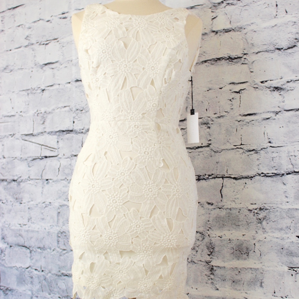 👗HP👗 ASTR stunning white lace dress - Picture 2 of 8